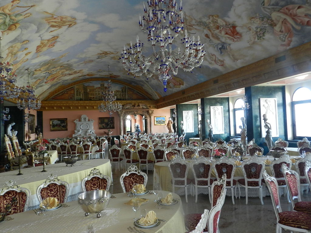 una delle sale  del castello 